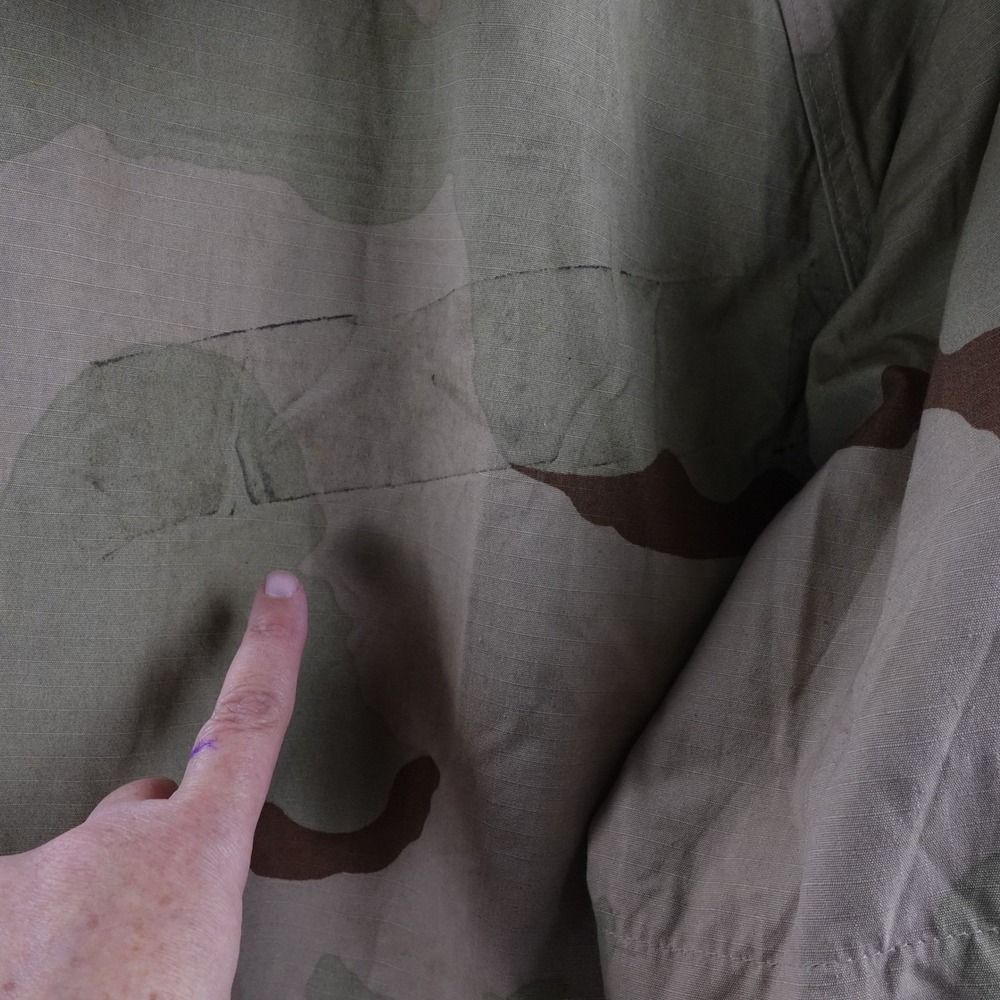US Military Camo Jacket M65‎ Large Regular Chemical Protection Ripstop Goretex - Picture 5 of 8